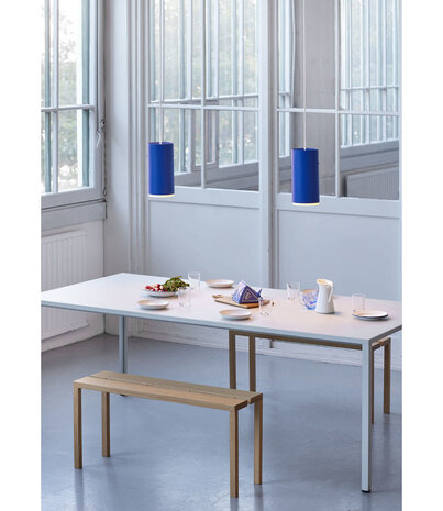 Moebe Moebe Tube Pendant Lamp Large Deep Blue Aluminium Moebe Moebe Tube Pendant Lamp Large Deep Blue Aluminium