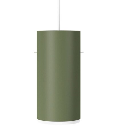 Moebe Moebe Tube Pendant Lamp Large Pine Green Aluminium Moebe Moebe Tube Pendant Lamp Large Pine Green Aluminium