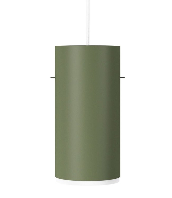 Moebe Moebe Tube Pendant Lamp Large Pine Green Aluminium