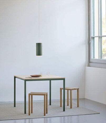 Moebe Moebe Tube Pendant Lamp Large Pine Green Aluminium