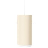 Moebe Moebe Tube Pendant Lamp Small Beige Aluminium Moebe Moebe Tube Pendant Lamp Small Beige Aluminium