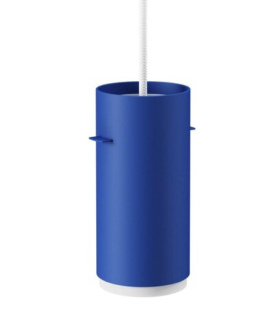 Moebe Moebe Tube Pendant Lamp Small Deep Blue Aluminium Moebe Moebe Tube Pendant Lamp Small Deep Blue Aluminium