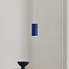 Moebe Moebe Tube Pendant Lamp Small Deep Blue Aluminium Moebe Moebe Tube Pendant Lamp Small Deep Blue Aluminium