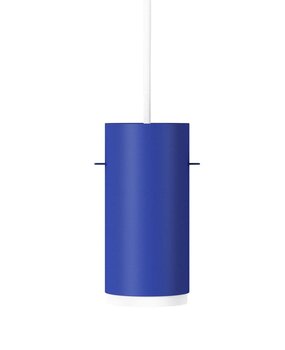 Moebe Moebe Tube Pendant Lamp Small Deep Blue Aluminium Moebe Moebe Tube Pendant Lamp Small Deep Blue Aluminium