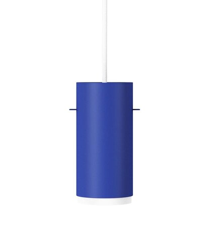 Moebe Moebe Tube Pendant Lamp Small Deep Blue Aluminium Moebe Moebe Tube Pendant Lamp Small Deep Blue Aluminium