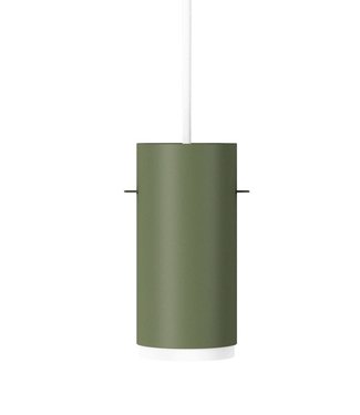 Moebe Moebe Tube Pendant Lamp Small Pine Green Aluminium