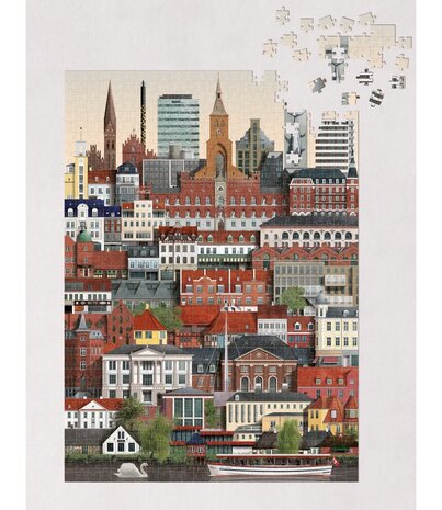 Martin Schwartz Martin Schwartz Odense jigsaw puzzle 1000 pieces – 50x70cm Martin Schwartz Martin Schwartz Odense jigsaw puzzle 1000 pieces – 50x70cm