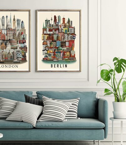 Martin Schwartz Martin Schwartz Berlijn poster (diverse formaten) Martin Schwartz Martin Schwartz Berlijn poster (diverse formaten)