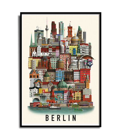 Martin Schwartz Martin Schwartz Berlin poster (various sizes) Martin Schwartz Martin Schwartz Berlin poster (various sizes)