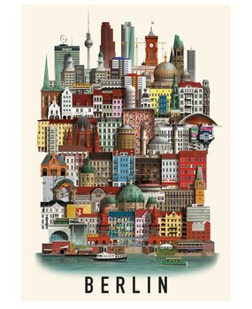 Martin Schwartz Martin Schwartz Berlin poster (various sizes) Martin Schwartz Martin Schwartz Berlin poster (various sizes)