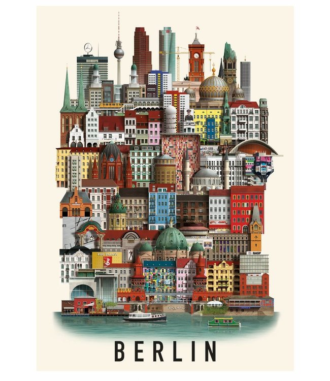 Martin Schwartz Martin Schwartz Berlin poster (various sizes)