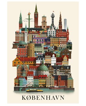 Martin Schwartz Martin Schwartz Copenhagen poster (various sizes) Martin Schwartz Martin Schwartz Copenhagen poster (various sizes)