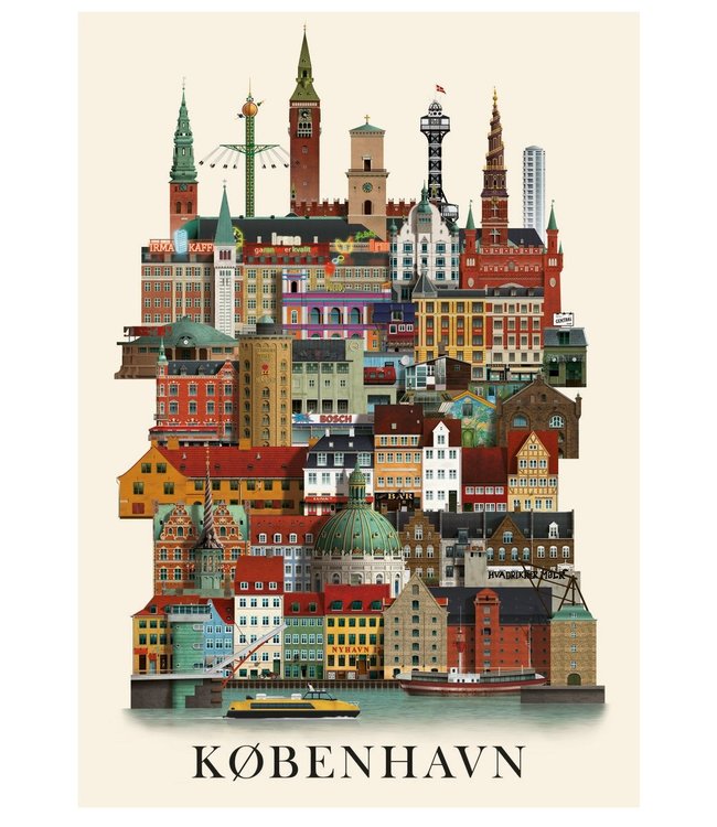 Martin Schwartz Martin Schwartz Copenhagen poster (various sizes)