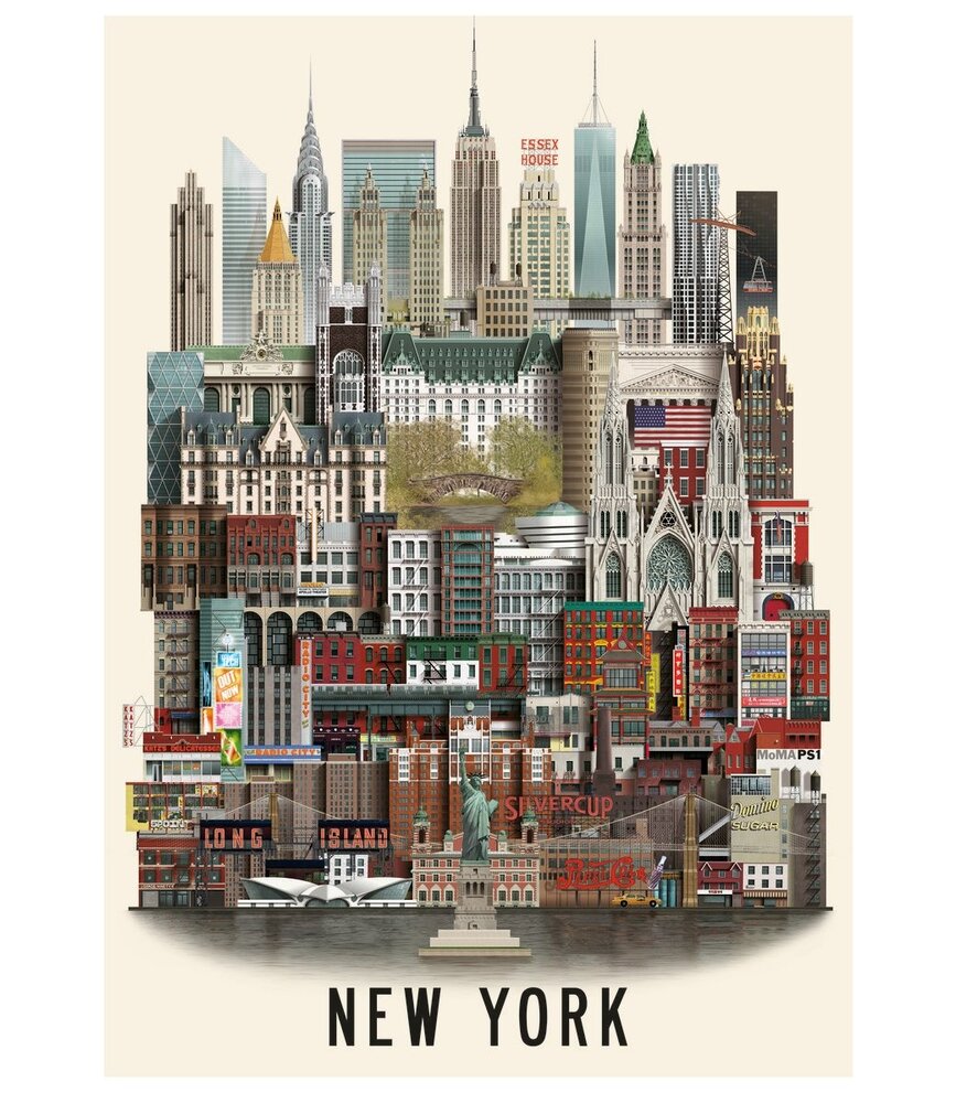 Martin Schwartz Martin Schwartz New York poster (diverse formaten) Martin Schwartz Martin Schwartz New York poster (diverse formaten)