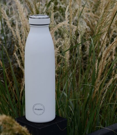 AYA & IDA AYA & IDA Thermo RVS Drinking bottle 500 ml Winter White AYA & IDA AYA & IDA Thermo RVS Drinking bottle 500 ml Winter White