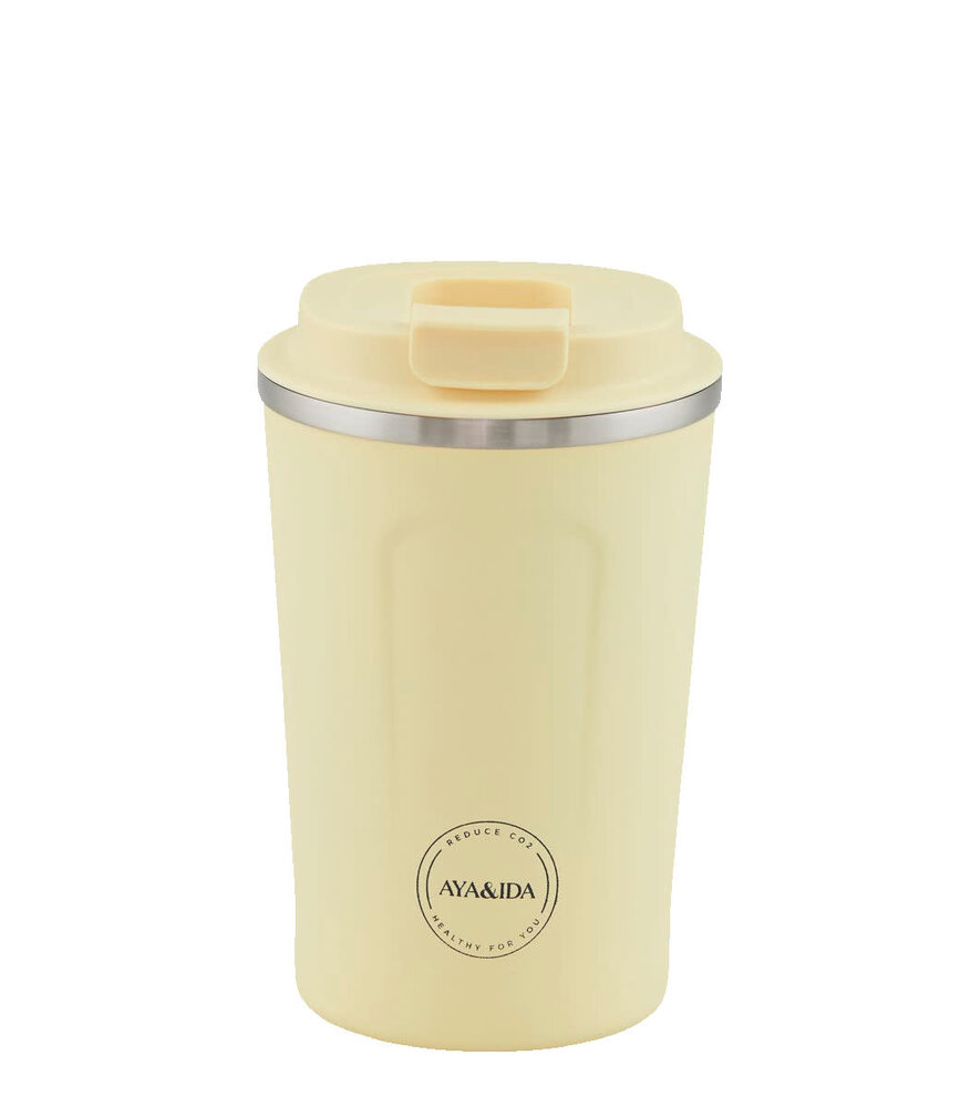 AYA & IDA AYA & IDA Cup2go 380 ml Butter Yellow AYA & IDA AYA & IDA Cup2go 380 ml Butter Yellow