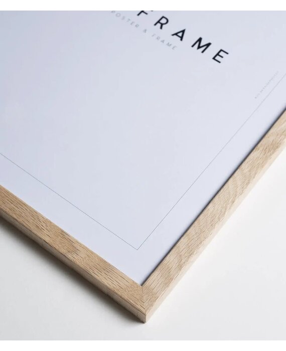 Novictus 50x70cm eiken fotolijst met glas