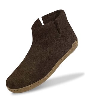 Glerups Glerups Boot met leren zool (diverse maten) Bruin Pantoffel