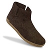 Glerups Glerups Boot with leather sole (various sizes) Brown Slipper Glerups Glerups Boot with leather sole (various sizes) Brown Slipper