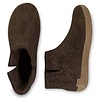 Glerups Glerups Boot with leather sole (various sizes) Brown Slipper Glerups Glerups Boot with leather sole (various sizes) Brown Slipper