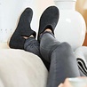 Glerups Glerups Boot Slipper Charcoal with leather sole (various sizes) Glerups Glerups Boot Slipper Charcoal with leather sole (various sizes)