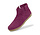 Glerups Boot Slipper Cranberry with leather sole (various sizes)