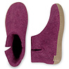 Glerups Glerups Boot Pantoffel Cranberry met leren zool (diverse maten) Glerups Glerups Boot Pantoffel Cranberry met leren zool (diverse maten)