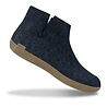Glerups Glerups Boot Slipper Denim with leather sole (various sizes) Glerups Glerups Boot Slipper Denim with leather sole (various sizes)