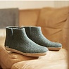 Glerups Glerups Boot Slipper Forest with leather sole (various sizes) Glerups Glerups Boot Slipper Forest with leather sole (various sizes)