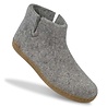Glerups Glerups Boot Pantoffel Grijs met leren zool (diverse maten) Glerups Glerups Boot Pantoffel Grijs met leren zool (diverse maten)