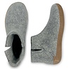 Glerups Glerups Boot Pantoffel Grijs met leren zool (diverse maten) Glerups Glerups Boot Pantoffel Grijs met leren zool (diverse maten)