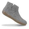 Glerups Glerups Boot Pantoffel Grijs met leren zool (diverse maten) Glerups Glerups Boot Pantoffel Grijs met leren zool (diverse maten)