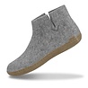 Glerups Glerups Boot Pantoffel Grijs met leren zool (diverse maten) Glerups Glerups Boot Pantoffel Grijs met leren zool (diverse maten)