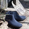 Glerups Glerups Boot Slipper with rubber black sole (various sizes) Denim Glerups Glerups Boot Slipper with rubber black sole (various sizes) Denim