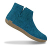 Glerups Glerups Boot Slipper Petrol with leather sole (various sizes) Glerups Glerups Boot Slipper Petrol with leather sole (various sizes)
