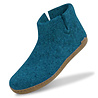Glerups Glerups Boot Pantoffel Petrol met leren zool (diverse maten) Glerups Glerups Boot Pantoffel Petrol met leren zool (diverse maten)