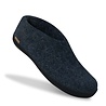Glerups Glerups Shoe Slipper with rubber black sole (various sizes) Denim Glerups Glerups Shoe Slipper with rubber black sole (various sizes) Denim
