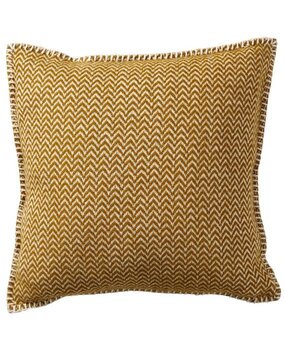 Klippan Klippan Chevron Wollen kussenhoes 45x45cm Caramel Klippan Klippan Chevron Wollen kussenhoes 45x45cm Caramel