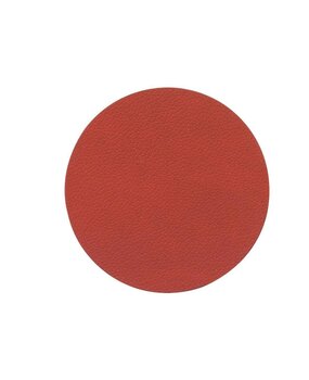 LIND DNA LIND DNA Glas Onderzetter Circle Nupo Gerecycled Leer Sienna