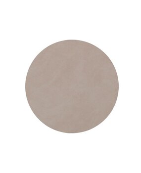LIND DNA LIND DNA Glas Onderzetter Circle Nupo Gerecycled Leer Light Grey LIND DNA LIND DNA Glas Onderzetter Circle Nupo Gerecycled Leer Light Grey