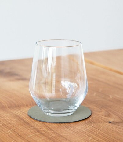 LIND DNA LIND DNA Glas Onderzetter Circle Nupo Gerecycled Leer Army Green LIND DNA LIND DNA Glas Onderzetter Circle Nupo Gerecycled Leer Army Green