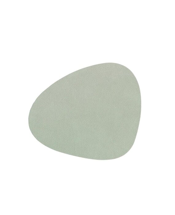 Placemats Set de 4 tapetes reciclados de cuero apple green