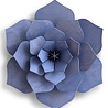 LOVI Lovi Decor Flower Lavendel Blauw - 4 formaten - Berkenhout 3D DIY pakket LOVI Lovi Decor Flower Lavendel Blauw - 4 formaten - Berkenhout 3D DIY pakket