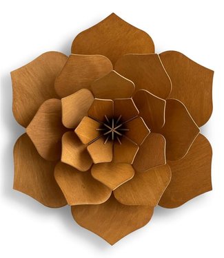 LOVI Lovi Decor Flower Cinnamon - 4 sizes - Birchwood 3D DIY package