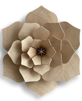 LOVI Lovi Decor Flower Natural - 4 sizes - Birchwood 3D DIY package