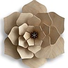 LOVI Lovi Decor Flower Natural - 4 sizes - Birchwood 3D DIY package LOVI Lovi Decor Flower Natural - 4 sizes - Birchwood 3D DIY package