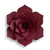 LOVI Lovi Decor Flower Rood - 4 formaten - Berkenhout 3D DIY pakket LOVI Lovi Decor Flower Rood - 4 formaten - Berkenhout 3D DIY pakket