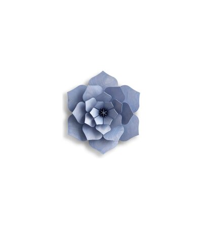 LOVI Lovi Decor Flower Flax Blue - 4 sizes - Birchwood 3D DIY package LOVI Lovi Decor Flower Flax Blue - 4 sizes - Birchwood 3D DIY package