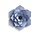 Lovi Decor Flower Flax Blue - 4 formaten - Berkenhout 3D DIY pakket