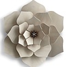 LOVI Lovi Decor Flower translucent White - 4 sizes - Birchwood 3D DIY package LOVI Lovi Decor Flower translucent White - 4 sizes - Birchwood 3D DIY package